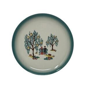 Vintage "Forever Yours" Brock of California Bread and Butter Plate Ceramic 1950s